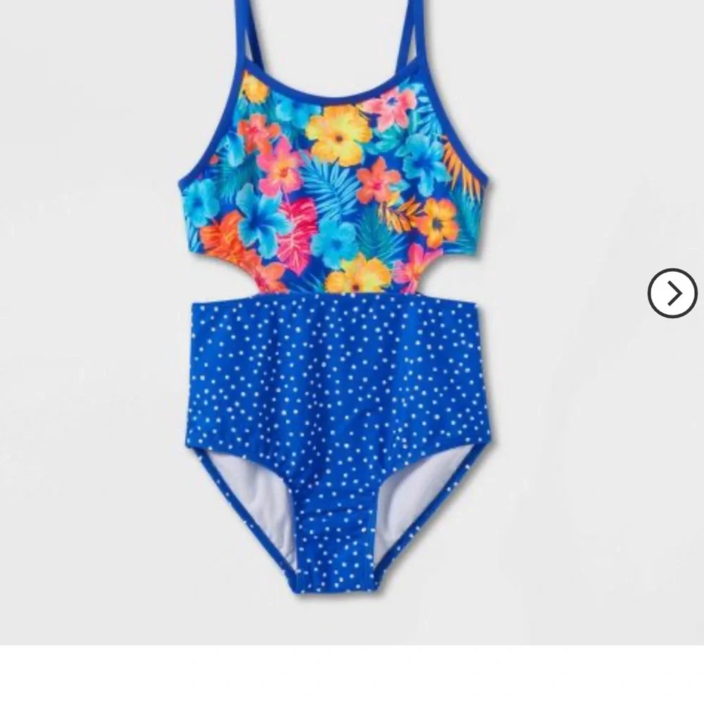 Girls’ Printed One Piece Swimsuit- Cat & Jack